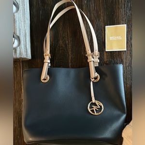 Michael Kors Navy Blue Tote Bag